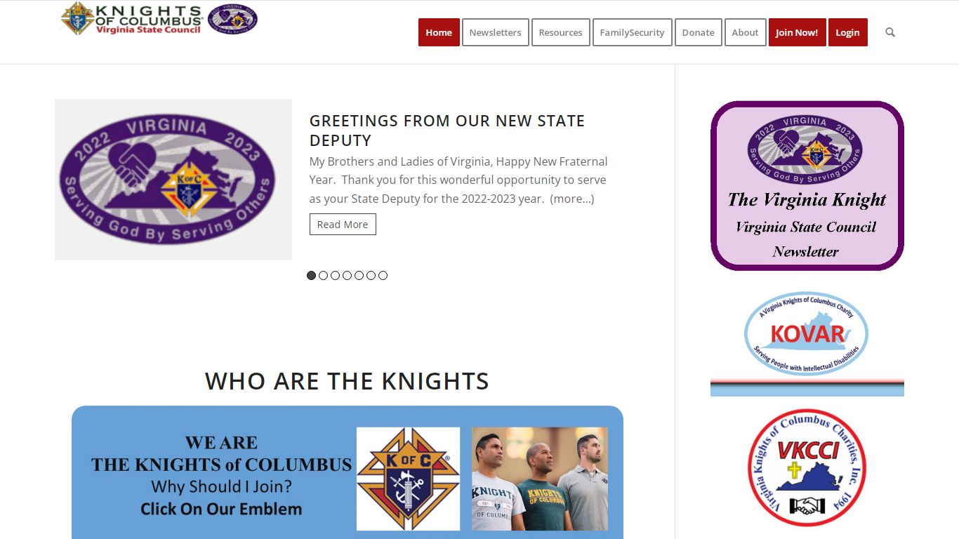 Virginia Knights of Columbus – Virginia State Council